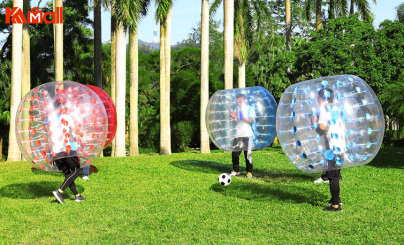 inflatable bubbles for humans having fun